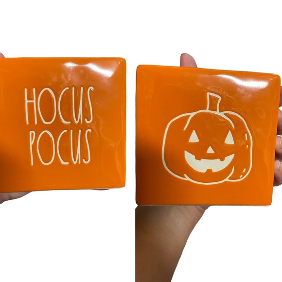 Lot De 4 Décalcomanies Artisanales Hocus Pocus - Style Rae Dunn - Thème Noël Et Croyance - Décoration